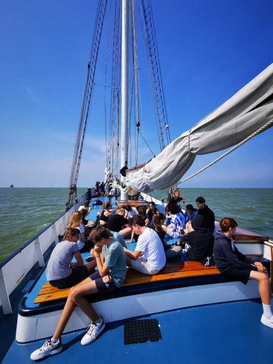 Ein Segelten auf dem Iysselmeer