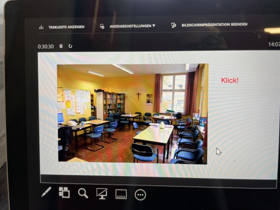 Das Lehrerzimmer im alten Gebäude