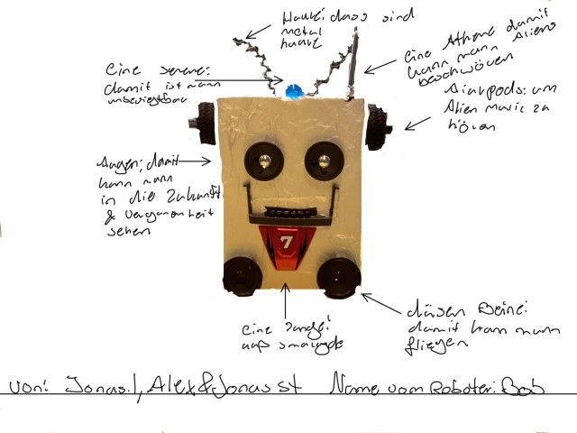 Roboter aus Elektroschrott